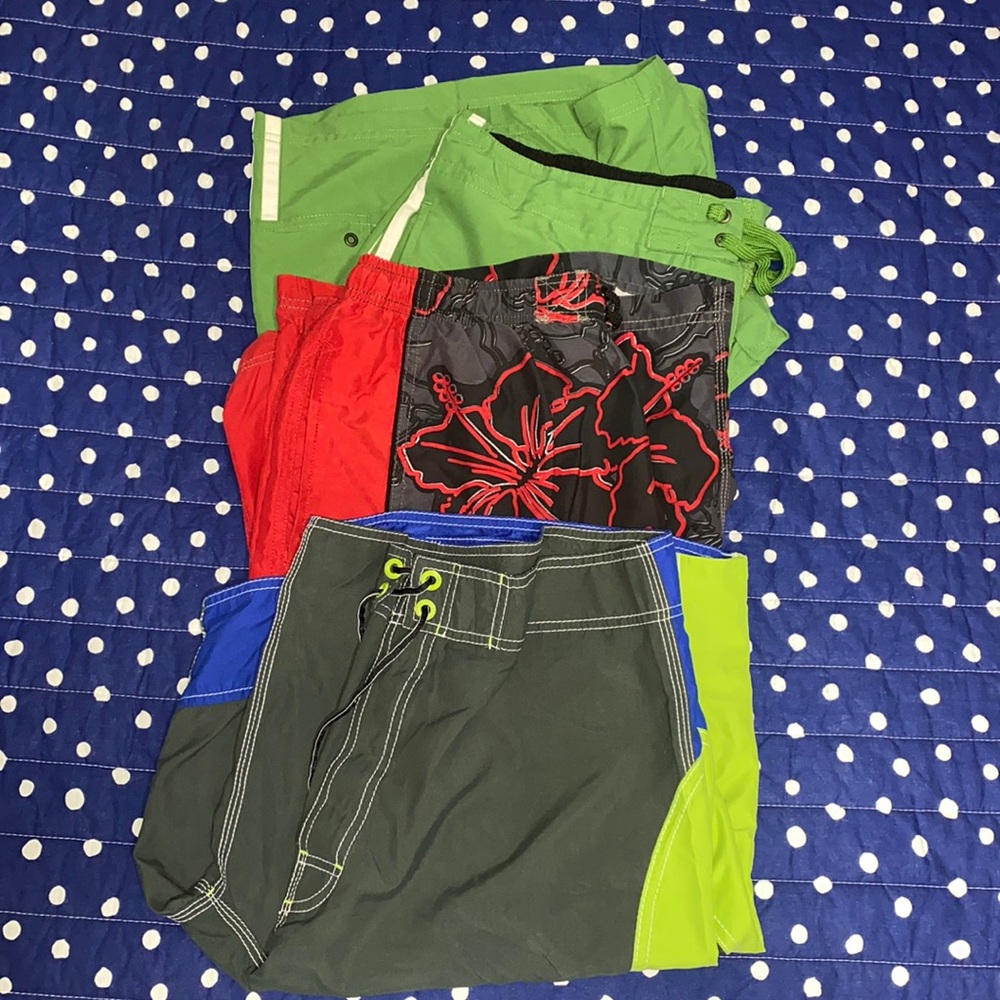 Bundle of men’s swimming trunks
